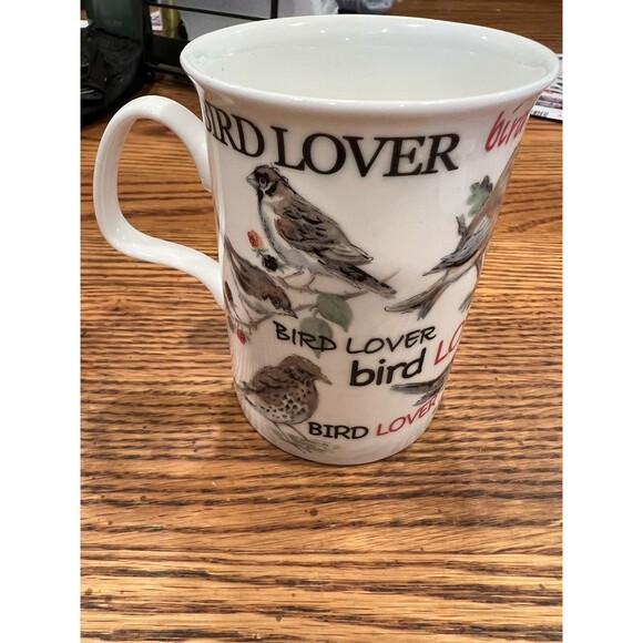 Roy Kirkham Bird Lover Mug Cup Fine Bone China Made In England Rare - Picture 3 of 6